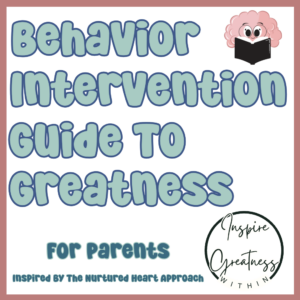 Behavior Intervention Guide for Parents